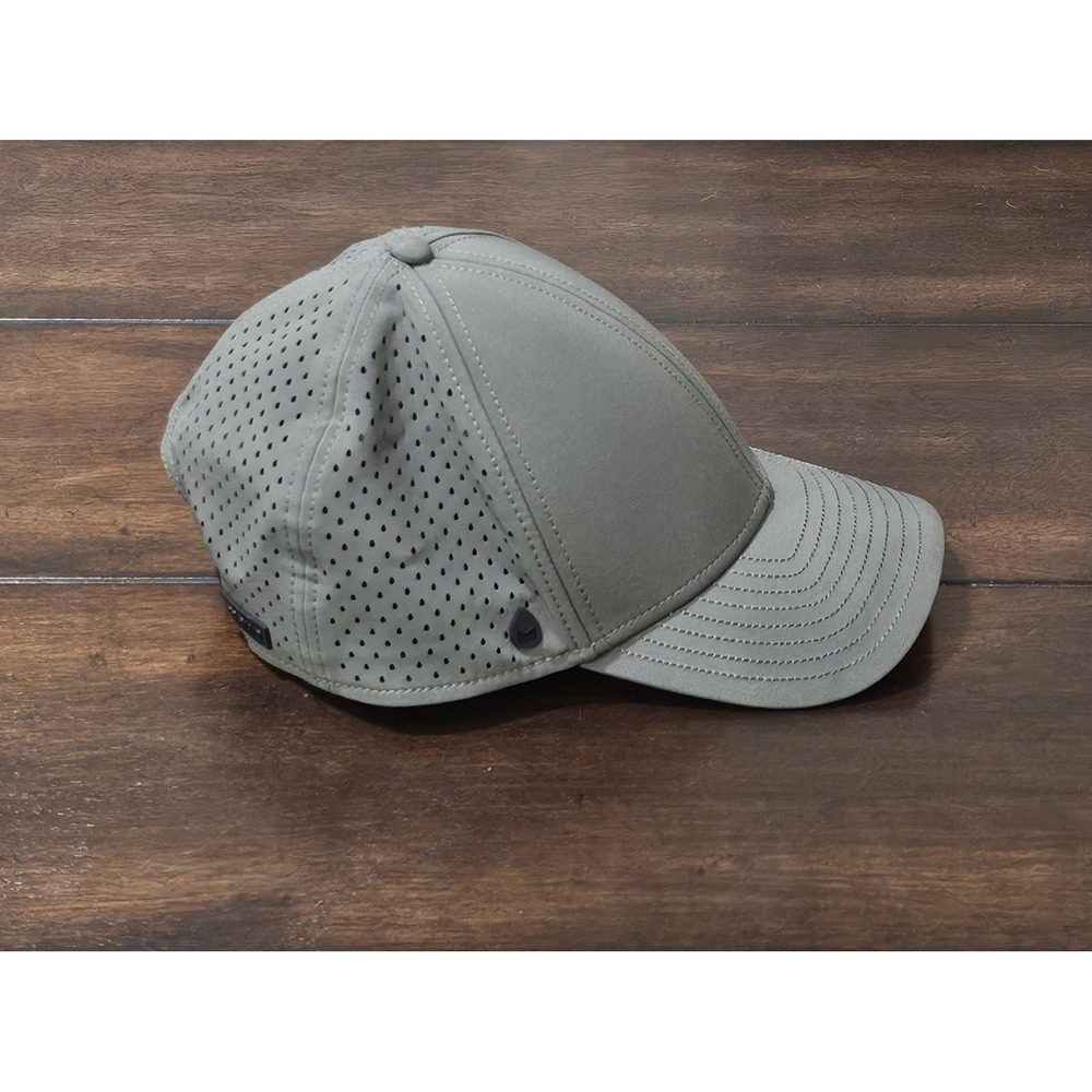 Melin A-Game Hydro Baseball Hat Mens Small Gray Snapback Water Resistant